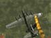 B-17Ala in fiamme